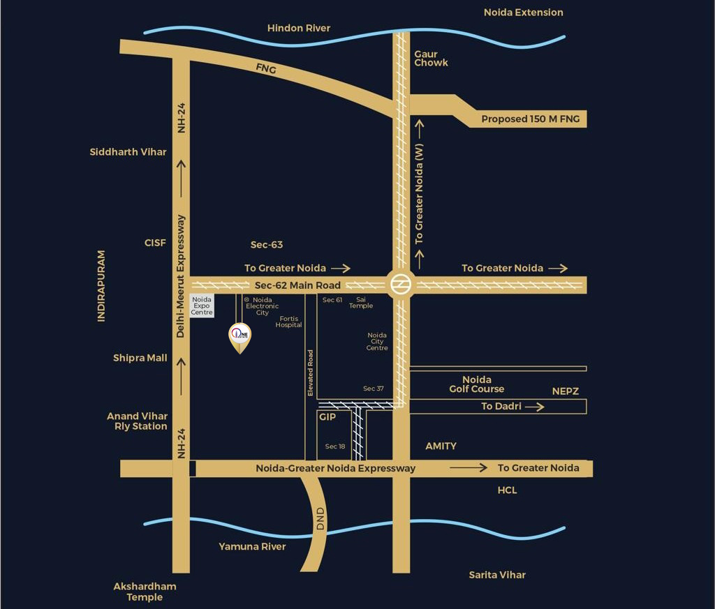One Estate Location Map